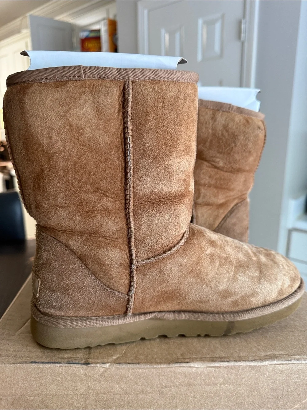 UGG Classic Short II Boots In The Chestnut color